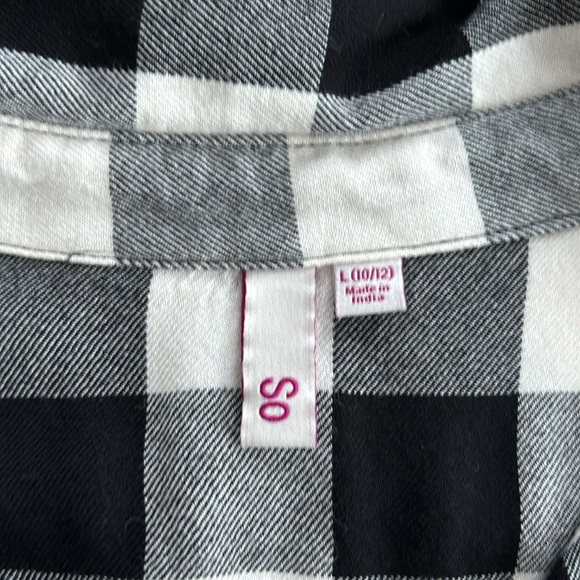 Girls plaid dress size 10/12 - Picture 2 of 5